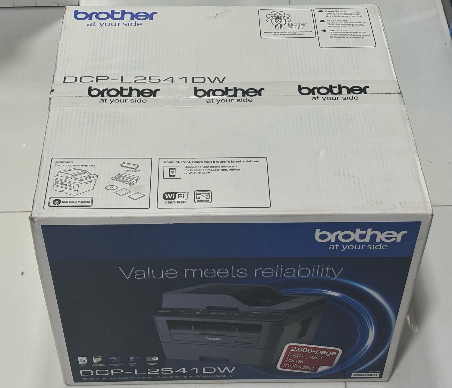 Brother DCP-L2541DW Multi-Function Monochrome Laser Printer Brother DCP-L2541DW Multi-Function Monochrome Laser Printer