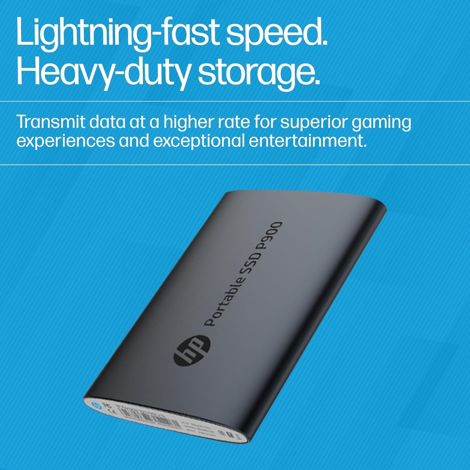 HP P900 1 TB Portable SSD (848V0AA) Black