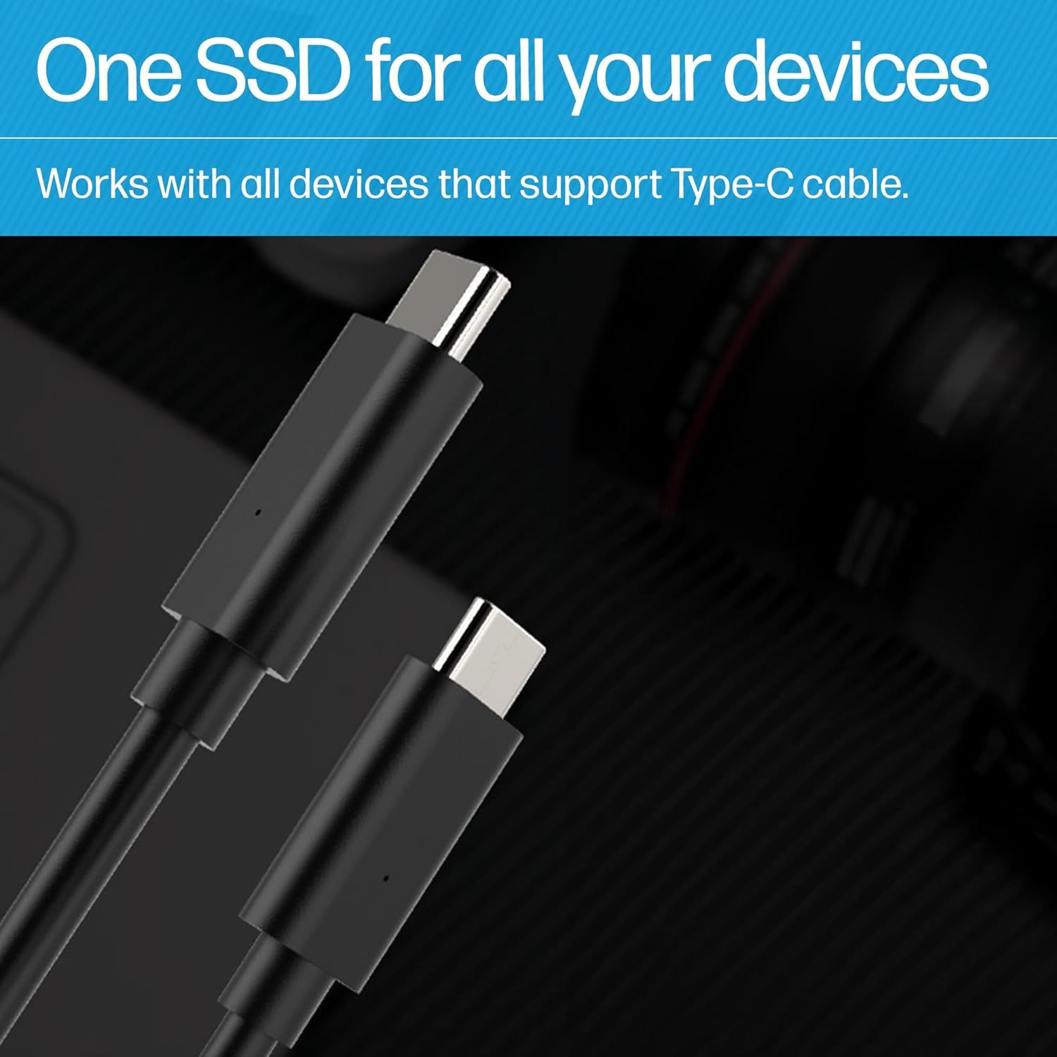 HP P900 1 TB Portable SSD (848V0AA) Black