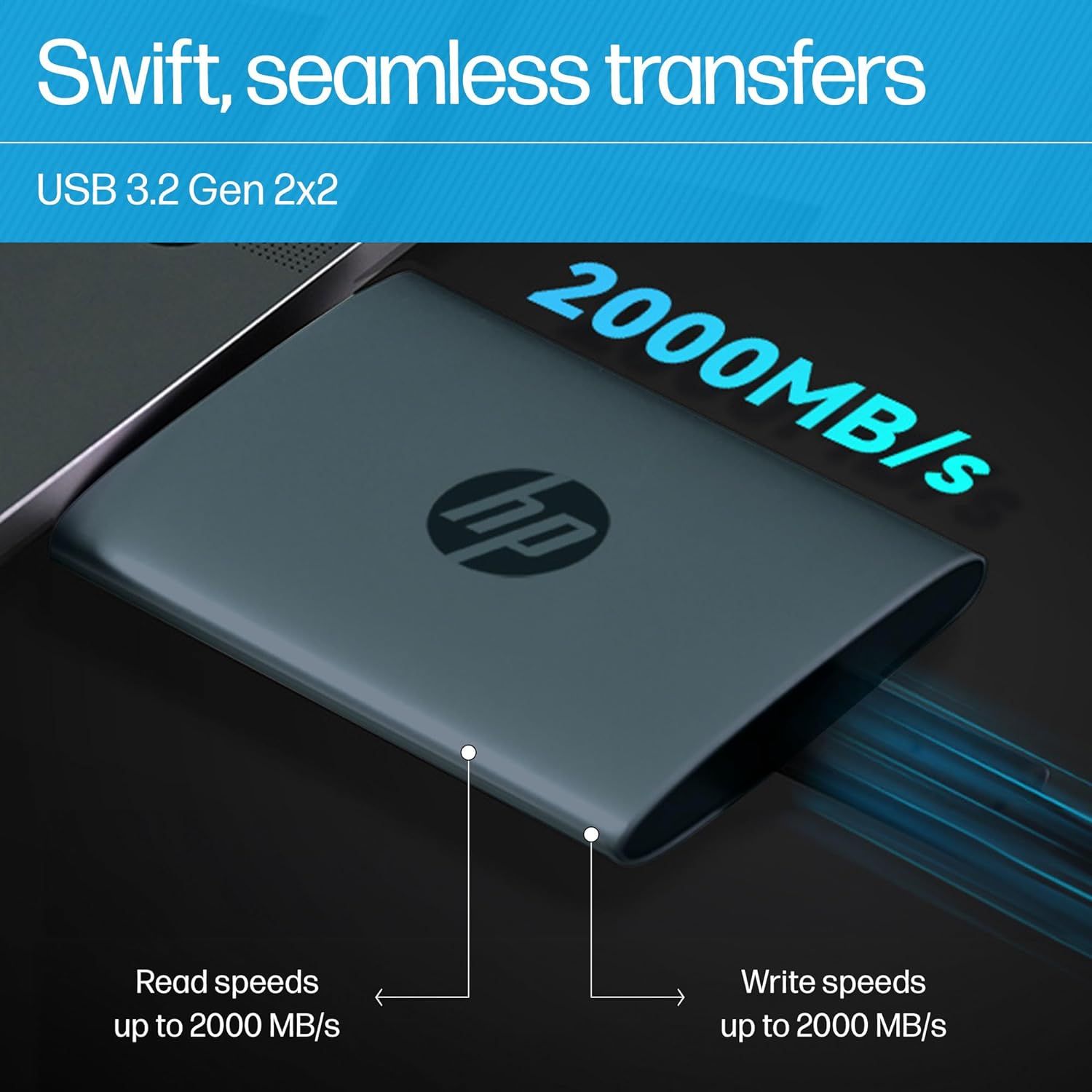 HP P900 1 TB Portable SSD (848V0AA) Black