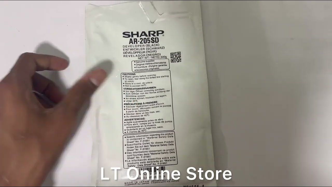 Sharp AR-205SD AR-5516N Developer Sharp AR-205SD AR-5516N Developer