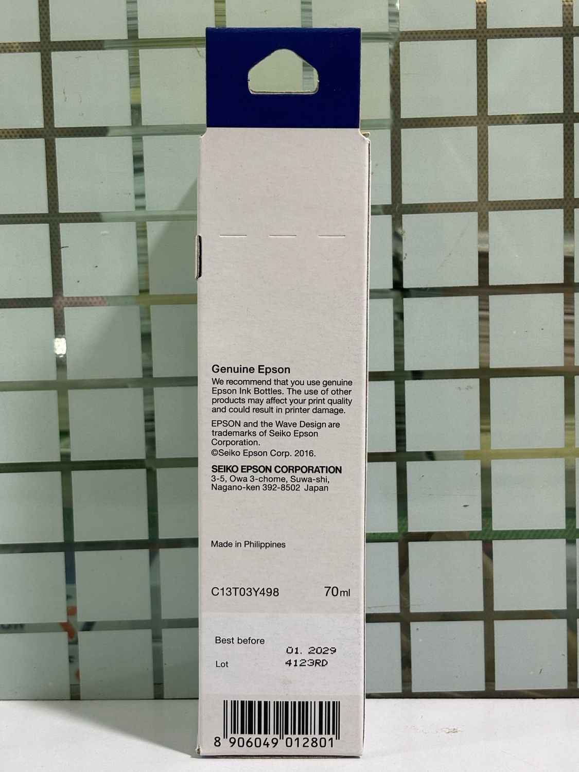 Epson 001 Yellow ink Bottle