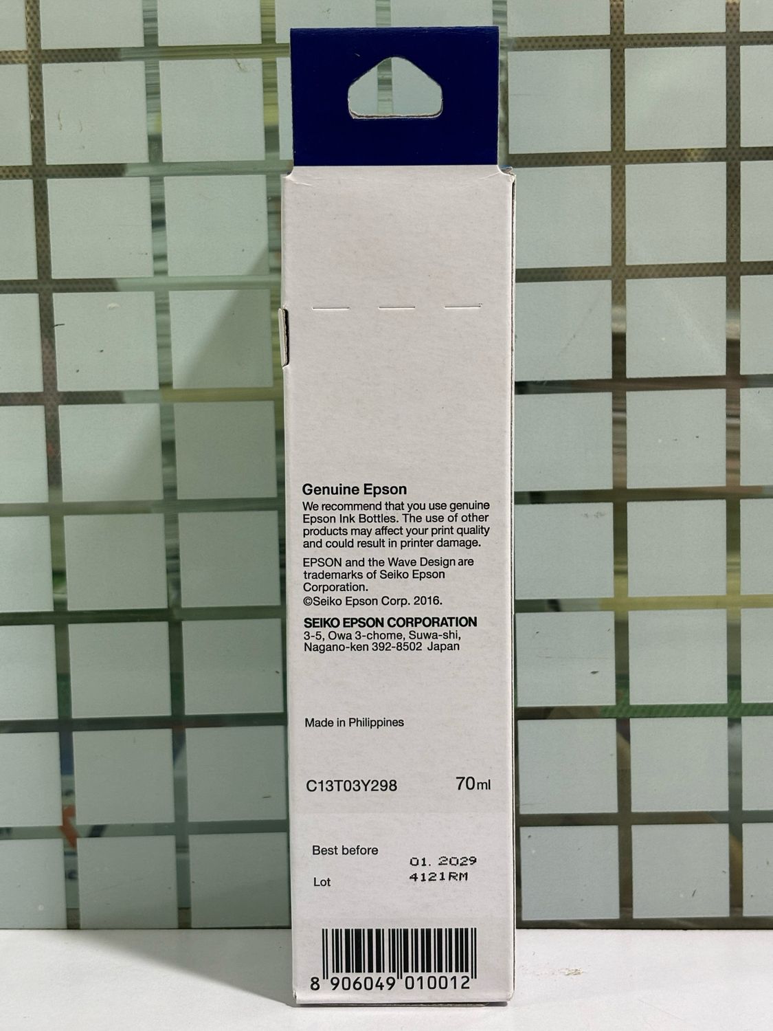 Epson 001 Cyan ink Bottle