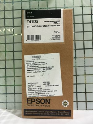 Epson T41D5 Black Ink Cartridge, 350ml