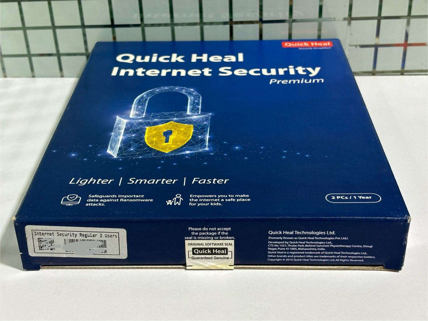 New, 2 User, 1 Year, Quick Heal Internet Security
