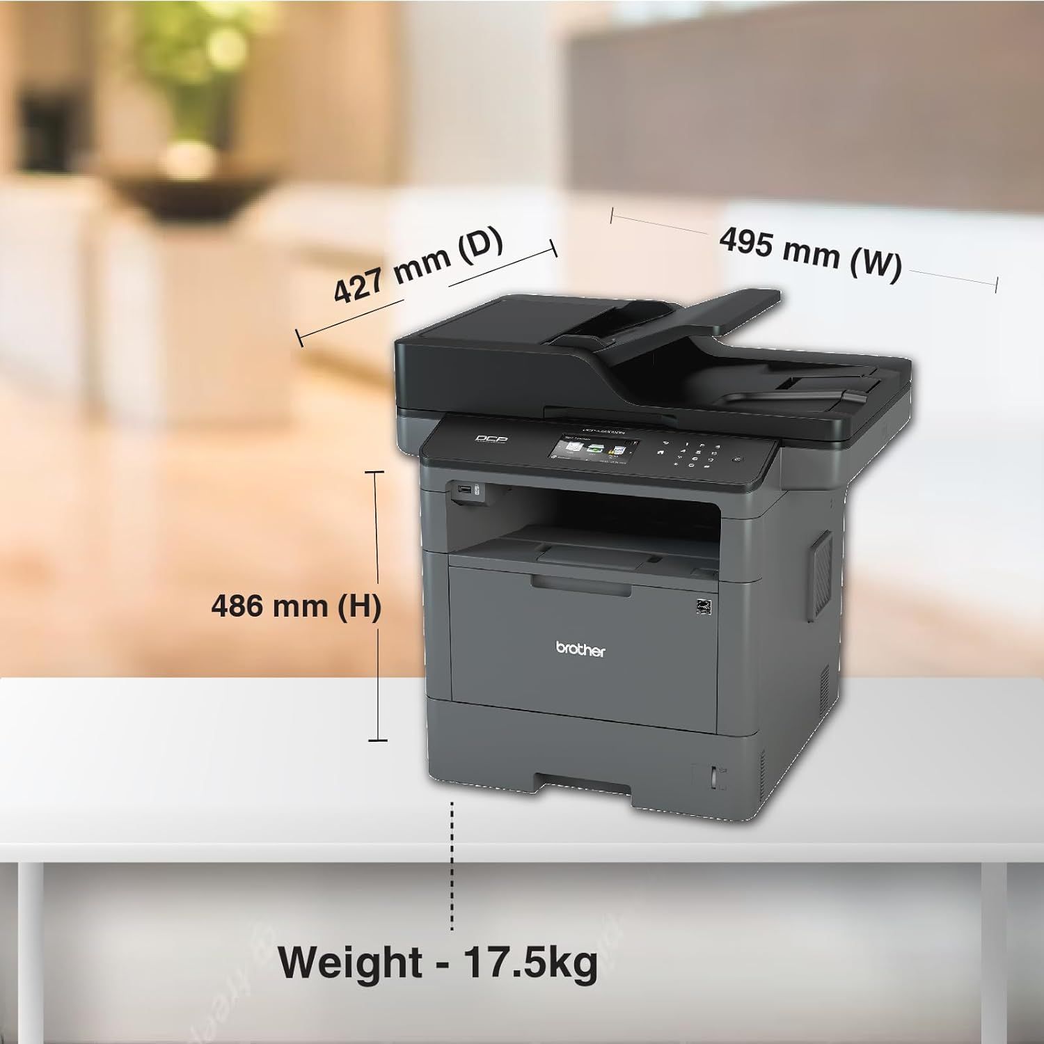 Brother DCP-L5660DN Multi-functions Laserjet Printer
