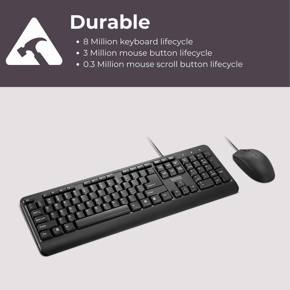 Lenovo 160 Keyboard Mouse (Combo Pack)