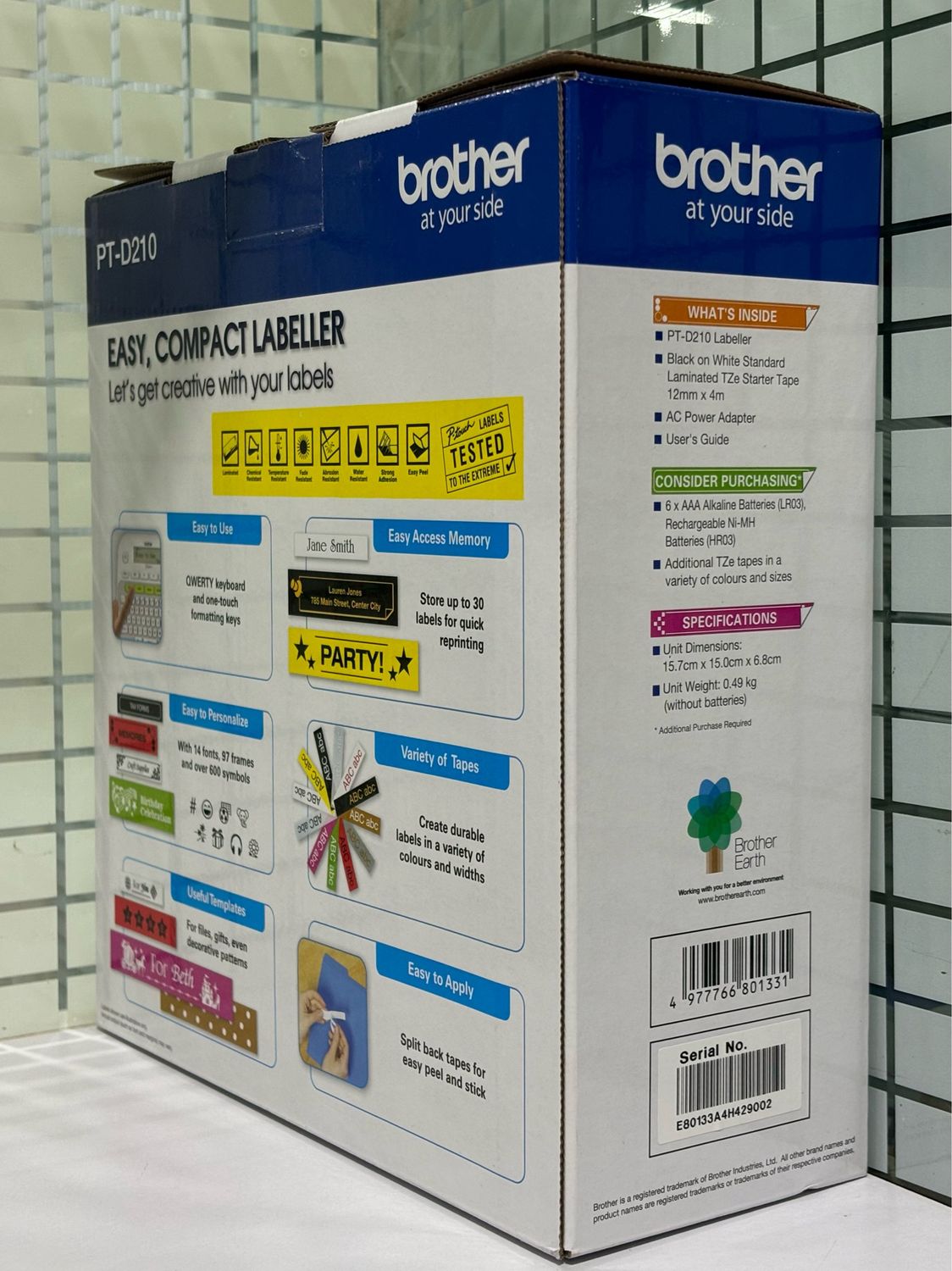 Brother Ptouch PT-D210 Label Printer Brother Ptouch PT-D210 Label Printer