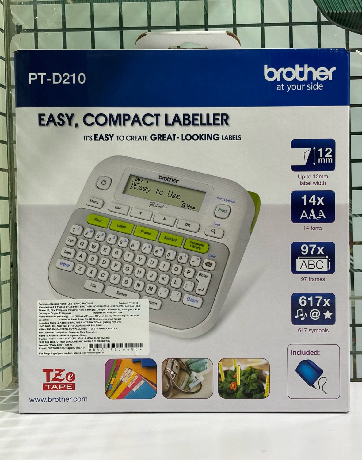 Brother Ptouch PT-D210 Label Printer