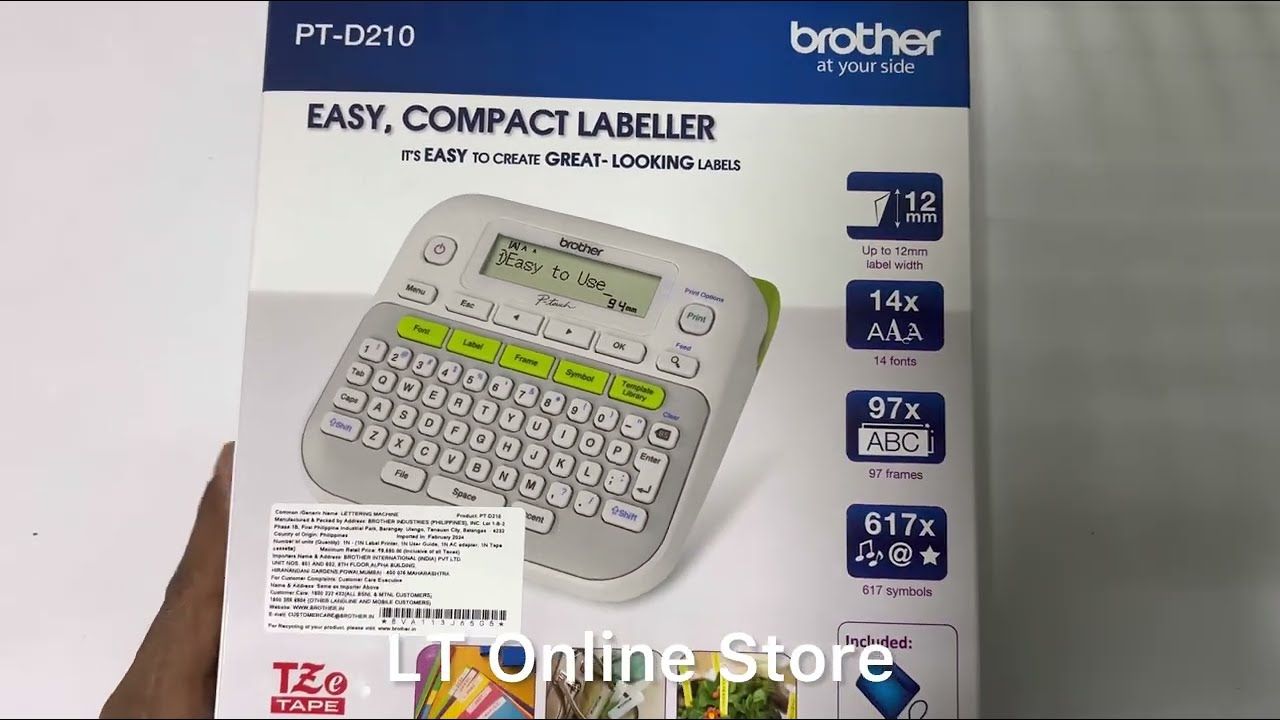 Brother Ptouch PT-D210 Label Printer Brother Ptouch PT-D210 Label Printer