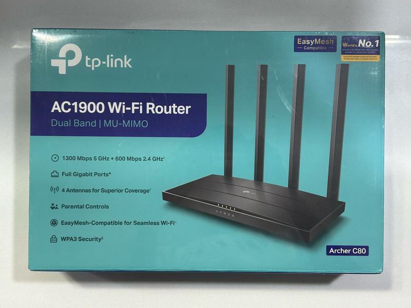 TP Link Archer C80 AC1900 Wireless Router