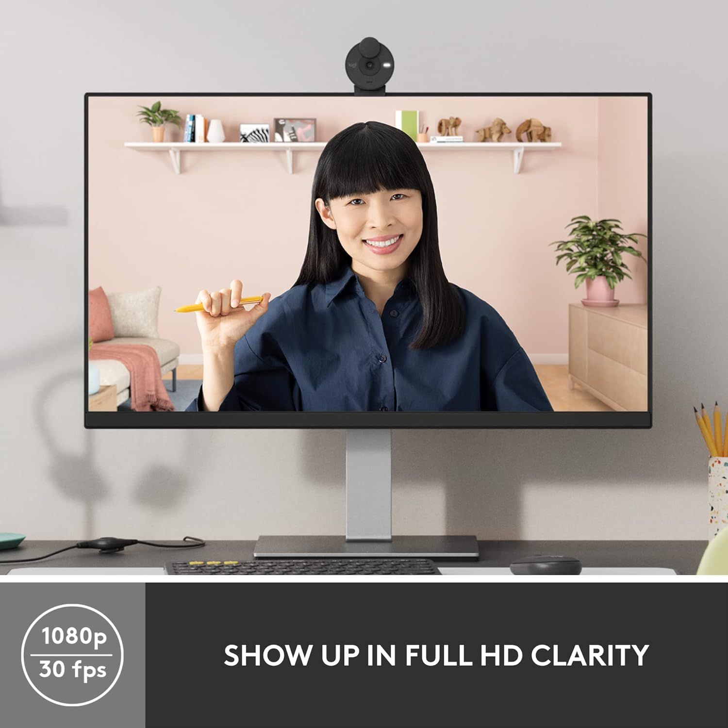 Logitech Brio 300 Full Hd Webcam (Graphite) Logitech Brio 300 Full Hd Webcam (Graphite)