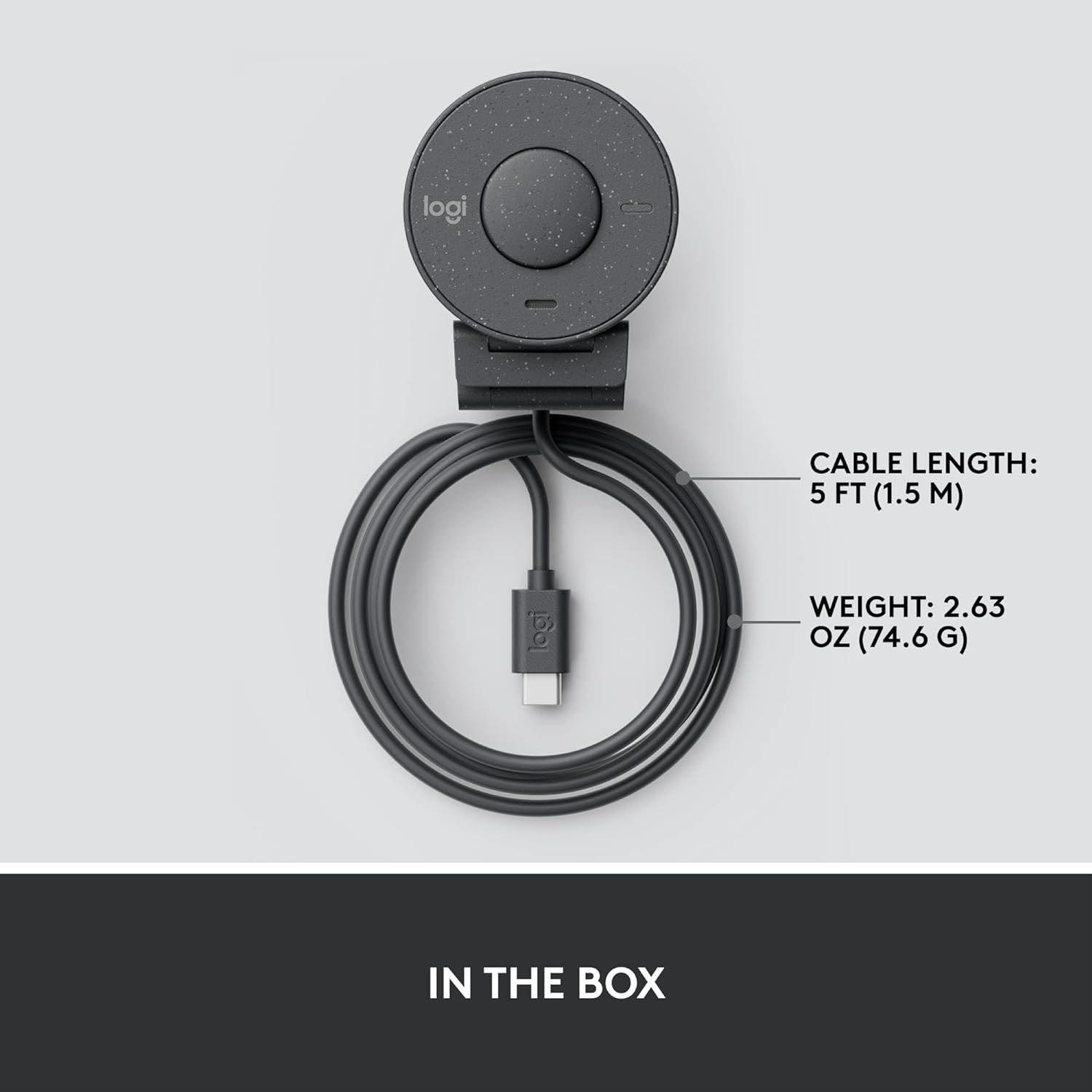 Logitech Brio 300 Full Hd Webcam (Graphite) Logitech Brio 300 Full Hd Webcam (Graphite)