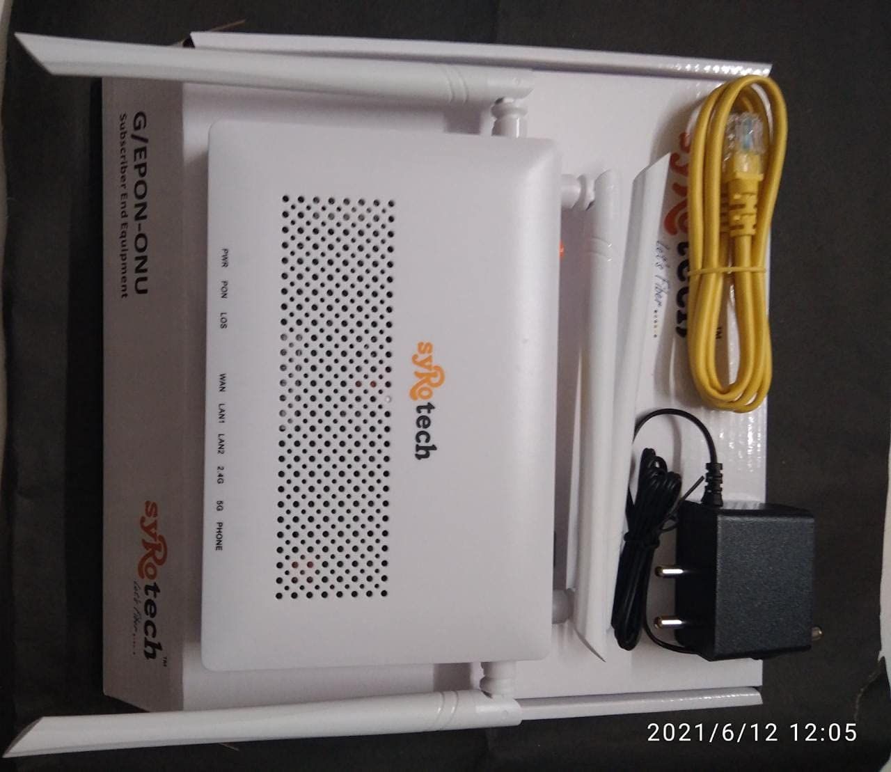 Syrotech Dual Band XPON ONT with 4 Antenna GPON 2010 Syrotech Dual Band XPON ONT with 4 Antenna GPON 2010