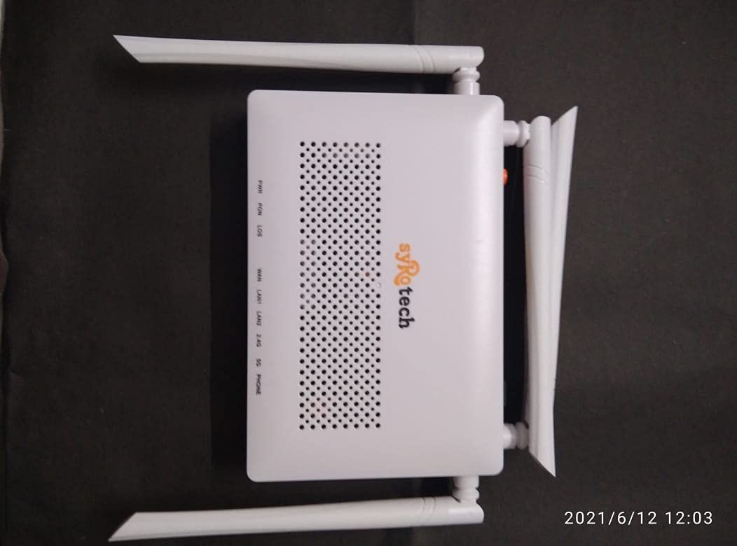 Syrotech Dual Band XPON ONT with 4 Antenna GPON 2010 Syrotech Dual Band XPON ONT with 4 Antenna GPON 2010