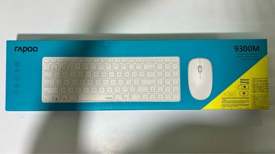 Rapoo 9300M Bluetooth Wireless Keyboard Mouse, White