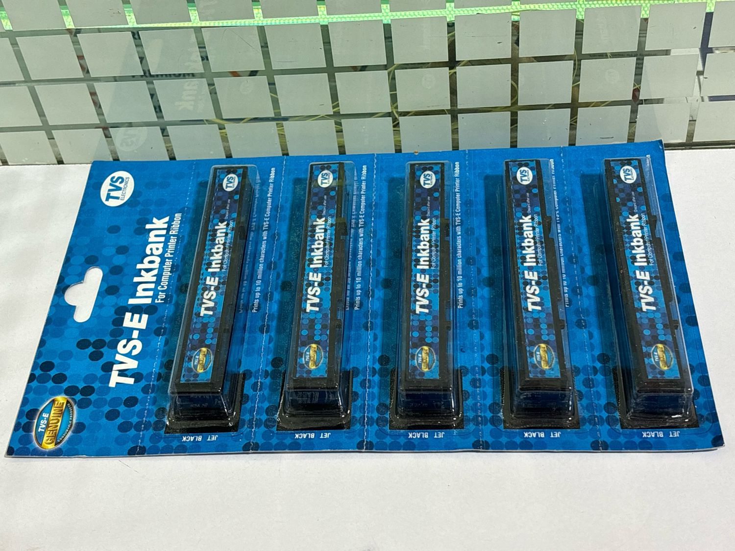 TVS-E ink Bank Ribbon (Pack of 5) TVS-E ink Bank Ribbon (Pack of 5)