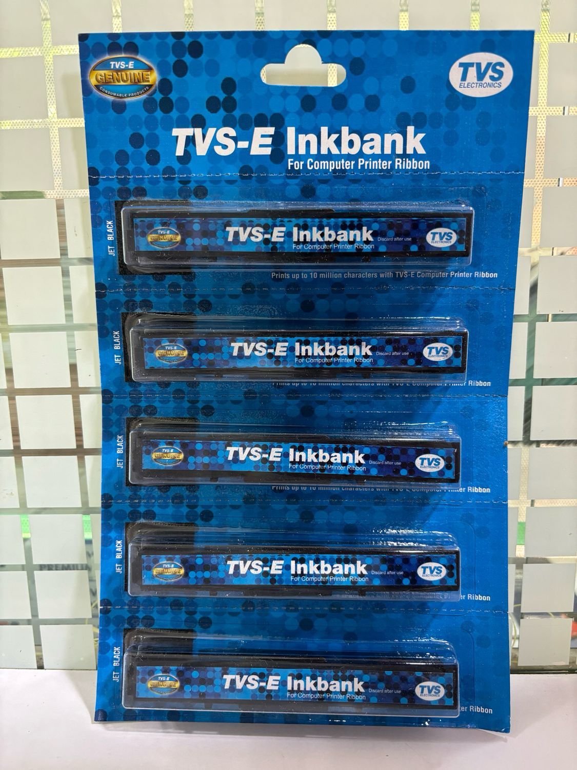 TVS-E ink Bank Ribbon (Pack of 5)