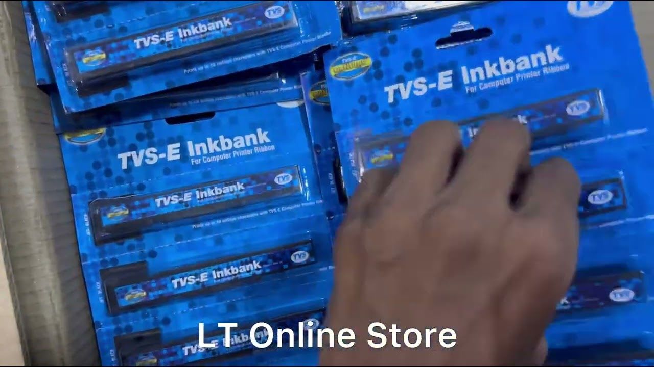 TVS-E ink Bank Printer Ribbon (Pack of 10)