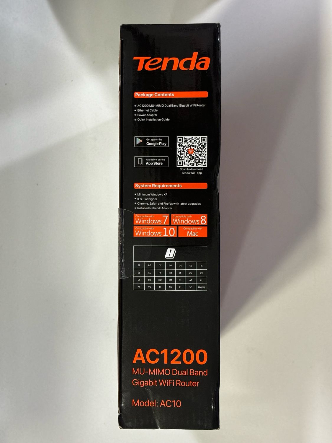 Tenda AC10 Dual Band AC1200 Gigabit Wi-Fi Router Tenda AC10 Dual Band AC1200 Gigabit Wi-Fi Router