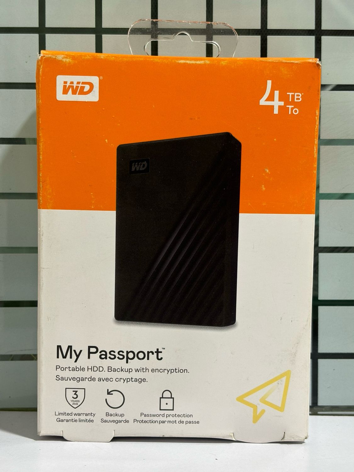 WD 4TB My Passport Portable Hard Disk Drive