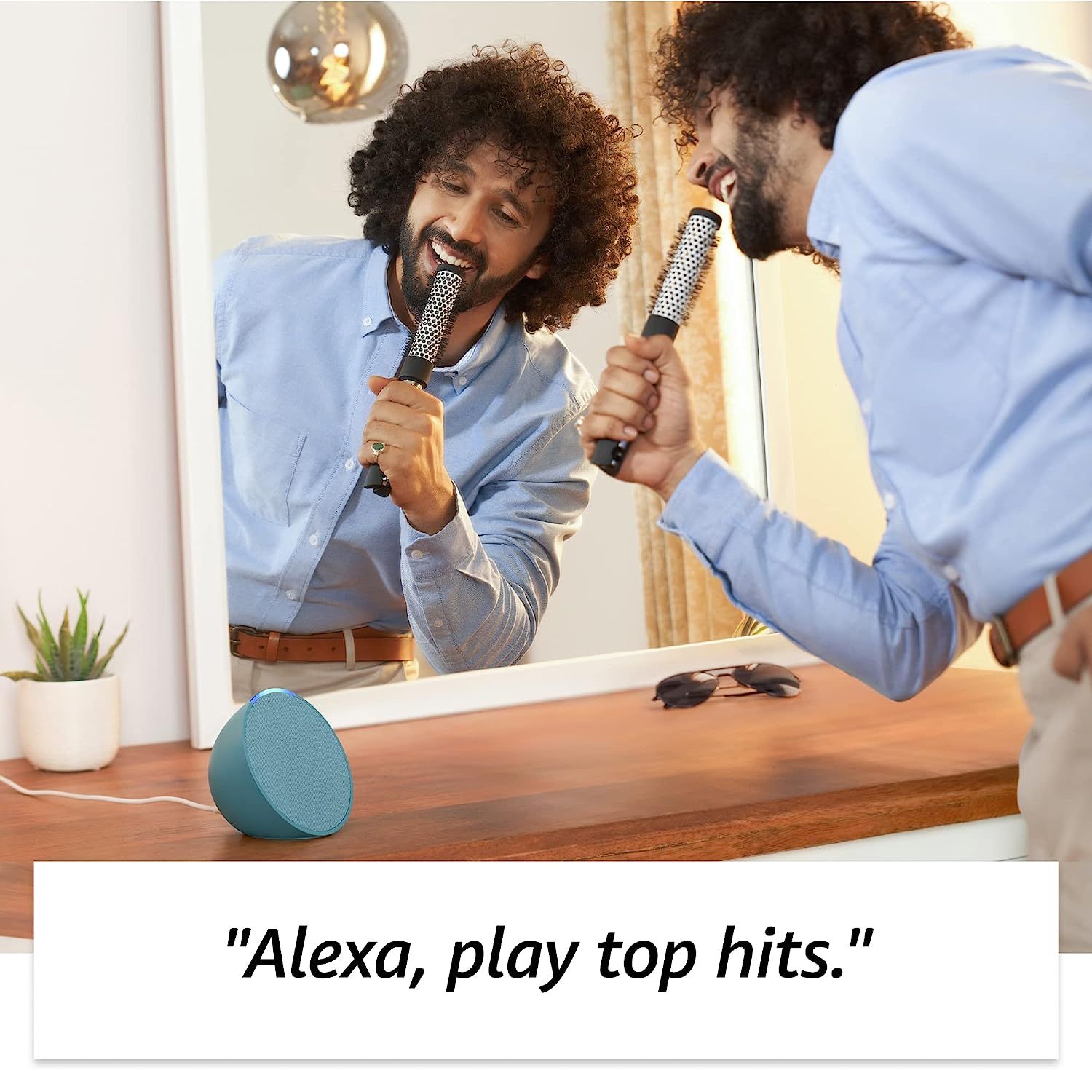 Amazon Echo Pop Smart speaker with Alexa Green Amazon Echo Pop Smart speaker with Alexa Green