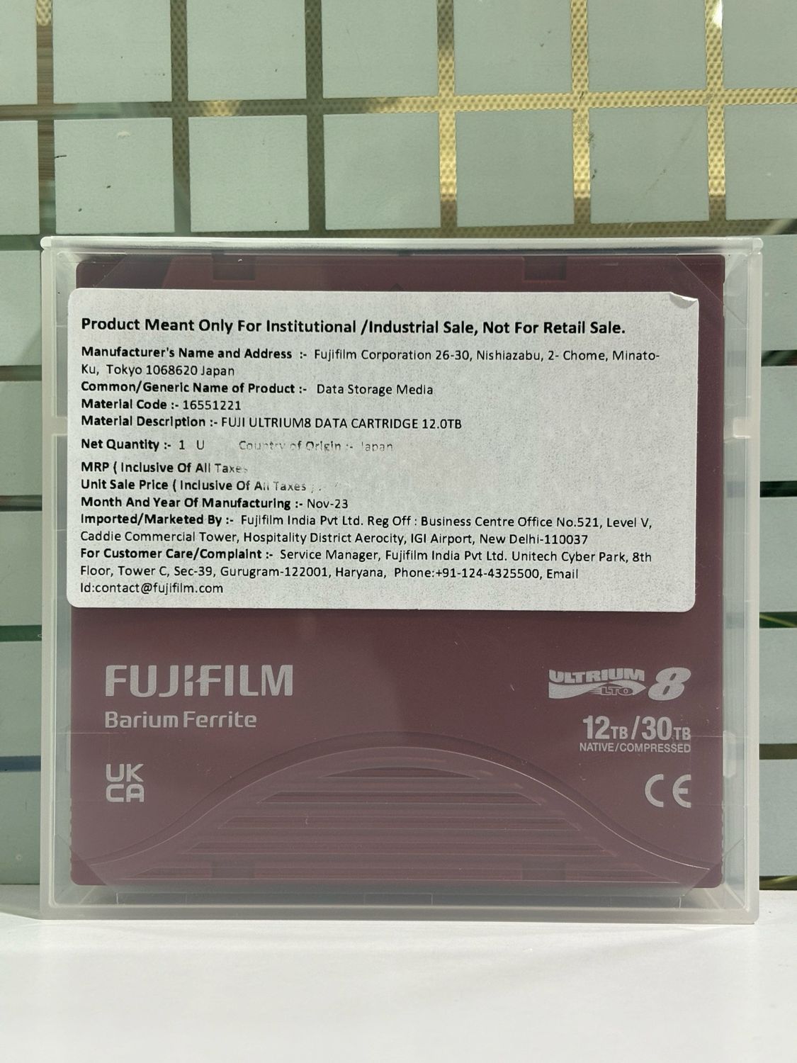 Fujifilm LTO 8 Ultrium Data Tape