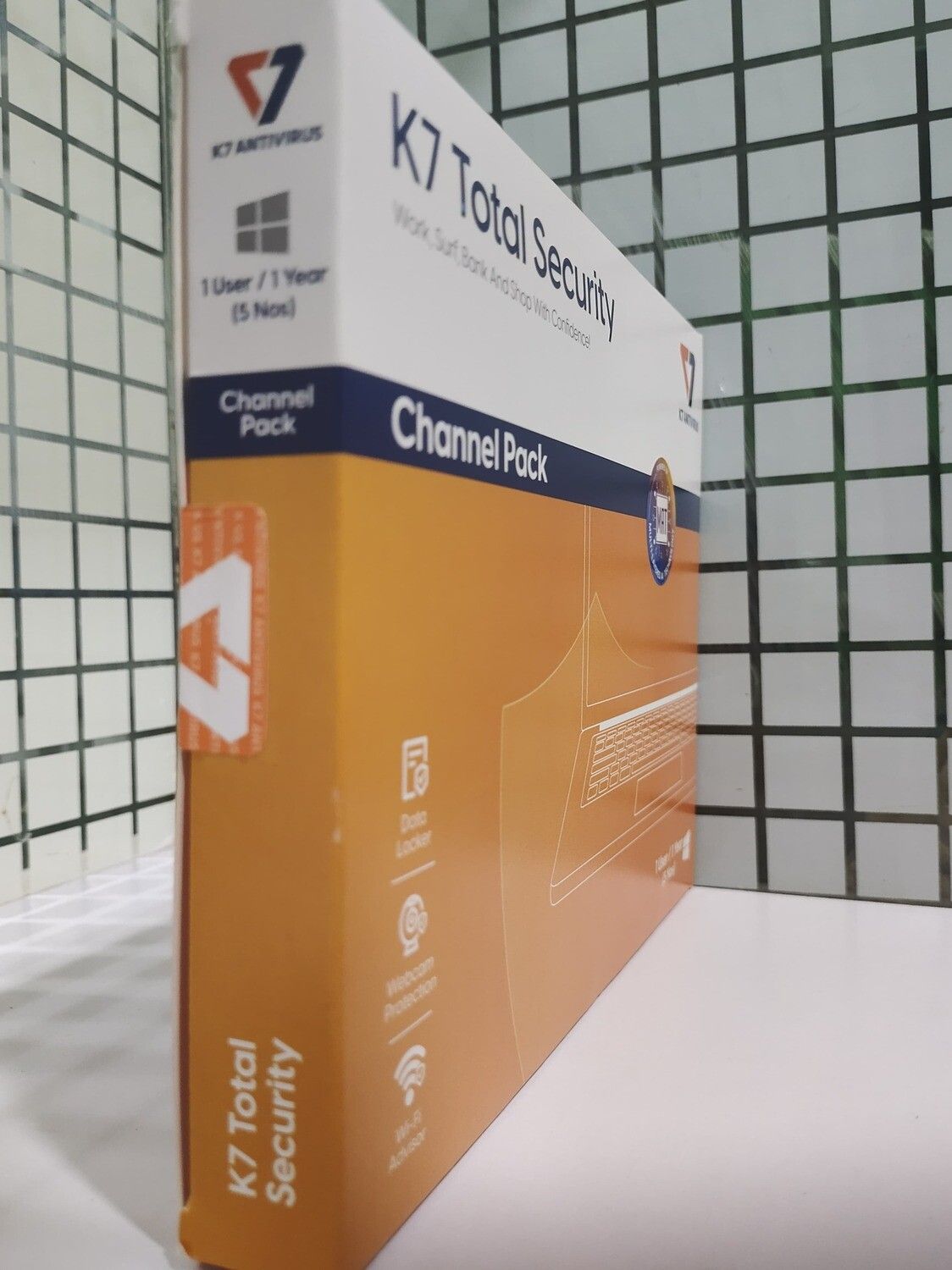 New, 5 User, 1 Year, K7 Total Security with Mat