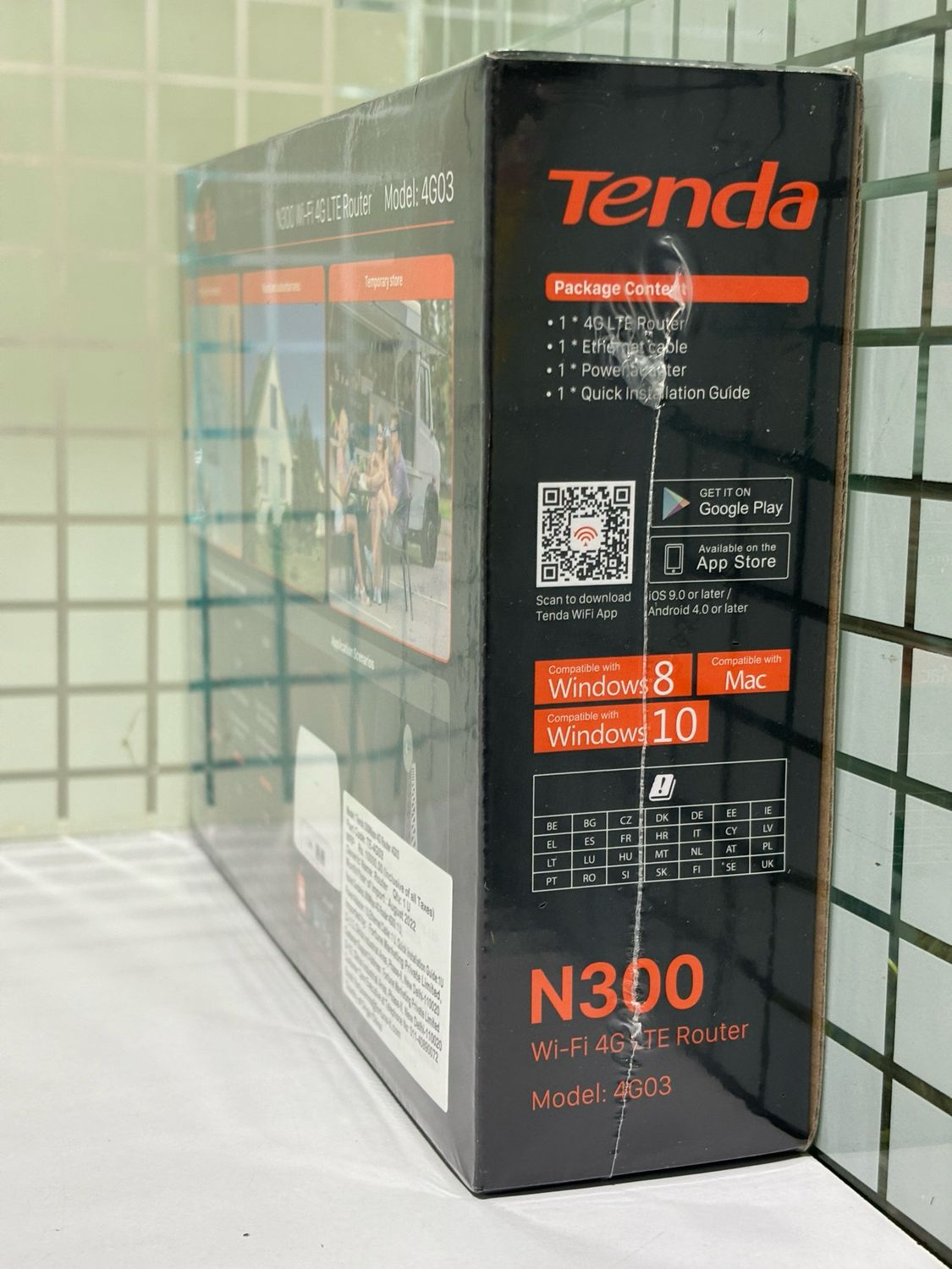 Tenda 4G03 N300 Wi-Fi 4G LTE Router