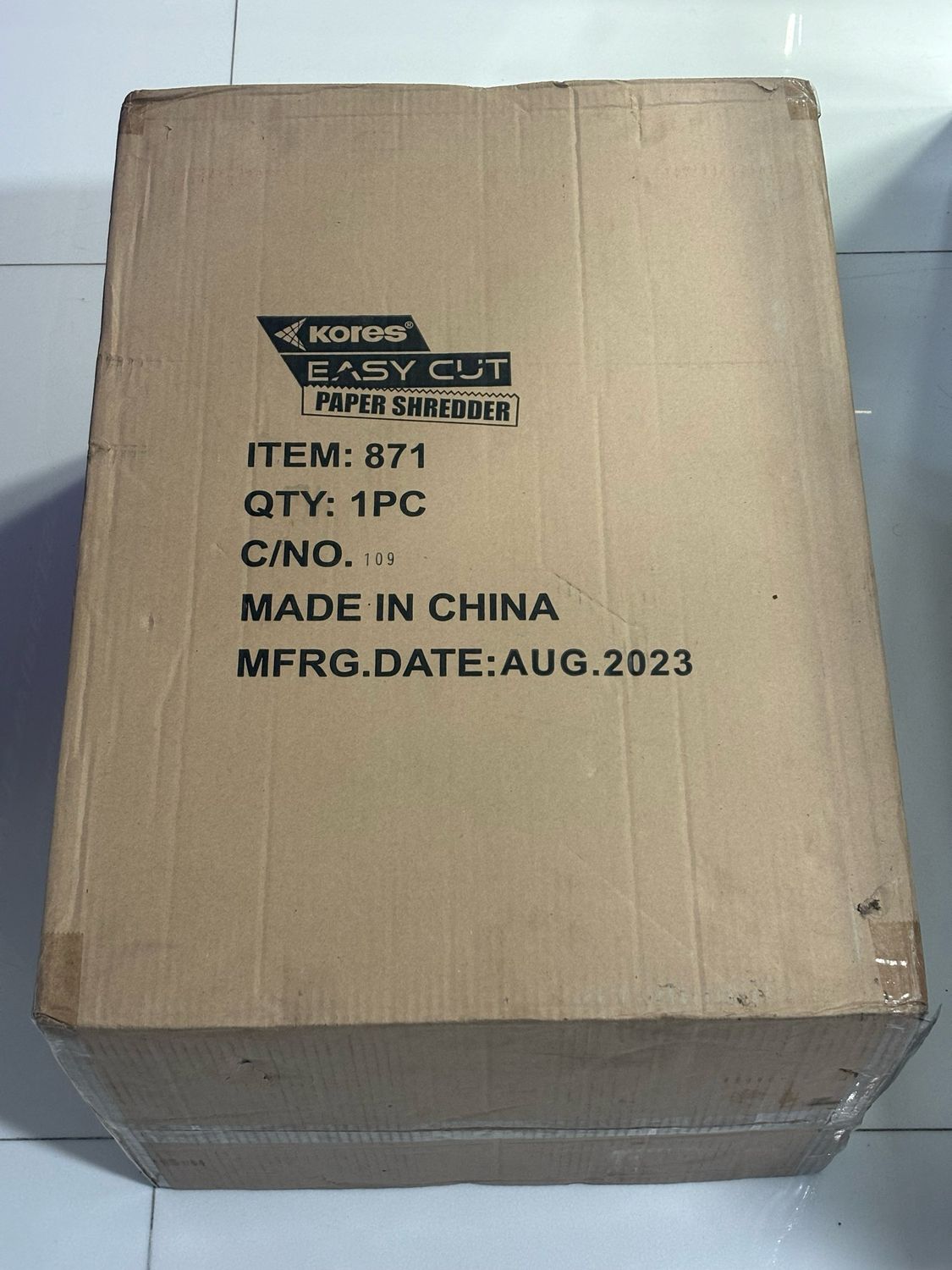 Kores Easy Cut 871 Paper Shredder Kores Easy Cut 871 Paper Shredder