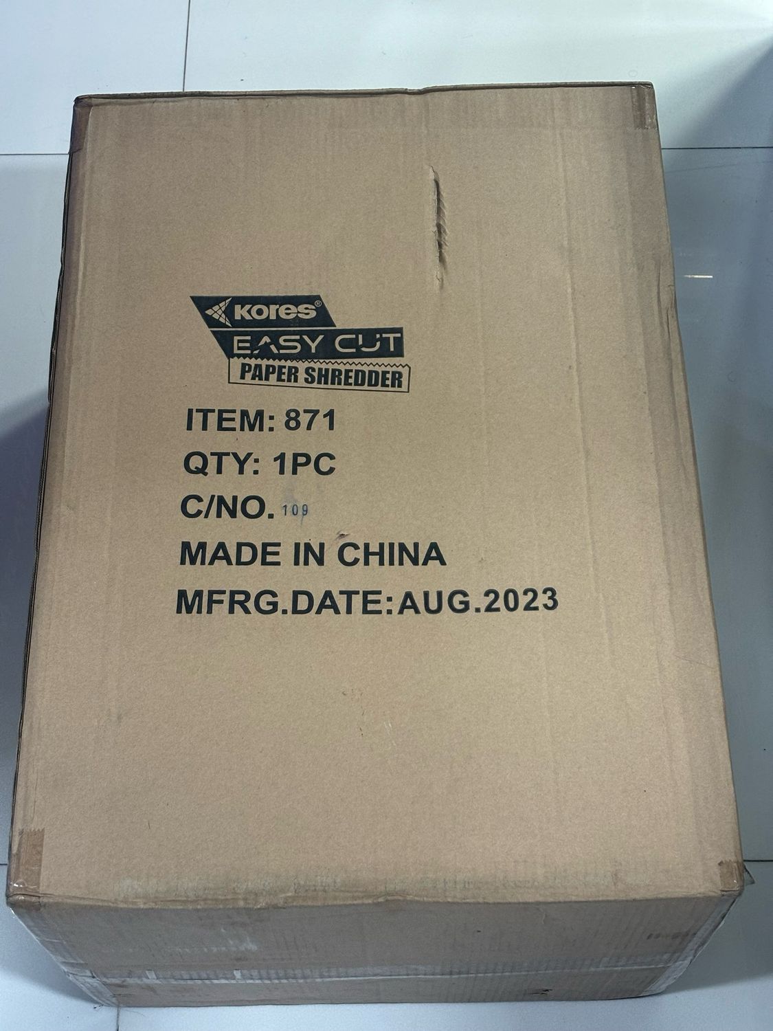 Kores Easy Cut 871 Paper Shredder Kores Easy Cut 871 Paper Shredder