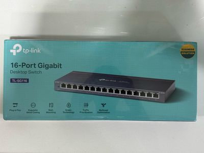 TP Link SG116 16-Port Gigabit Desktop Switch