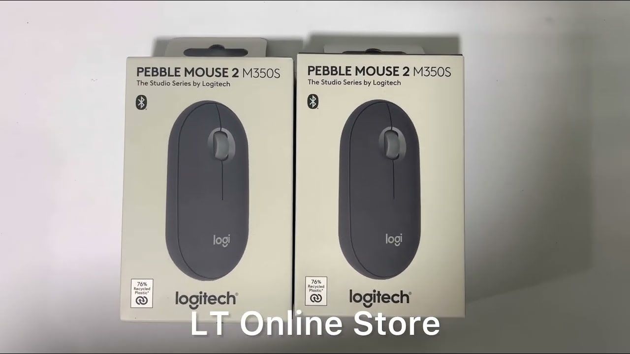 Logitech Pebble Mouse 2 M350s Slim Bluetooth Wireless Mouse
