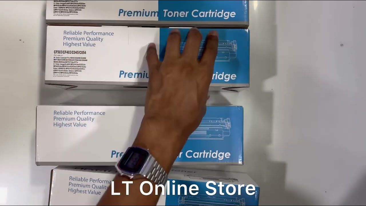 Compatible 045 Set of 4 Color Toner (Canon-MF634/632/612)