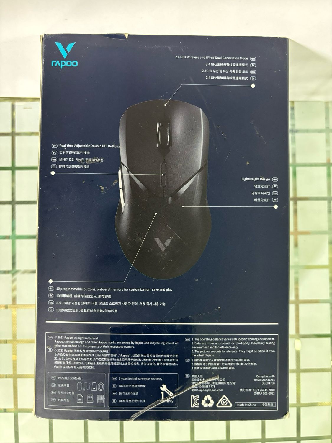 Rapoo VT9PRO Superlight Wireless Gaming Mouse