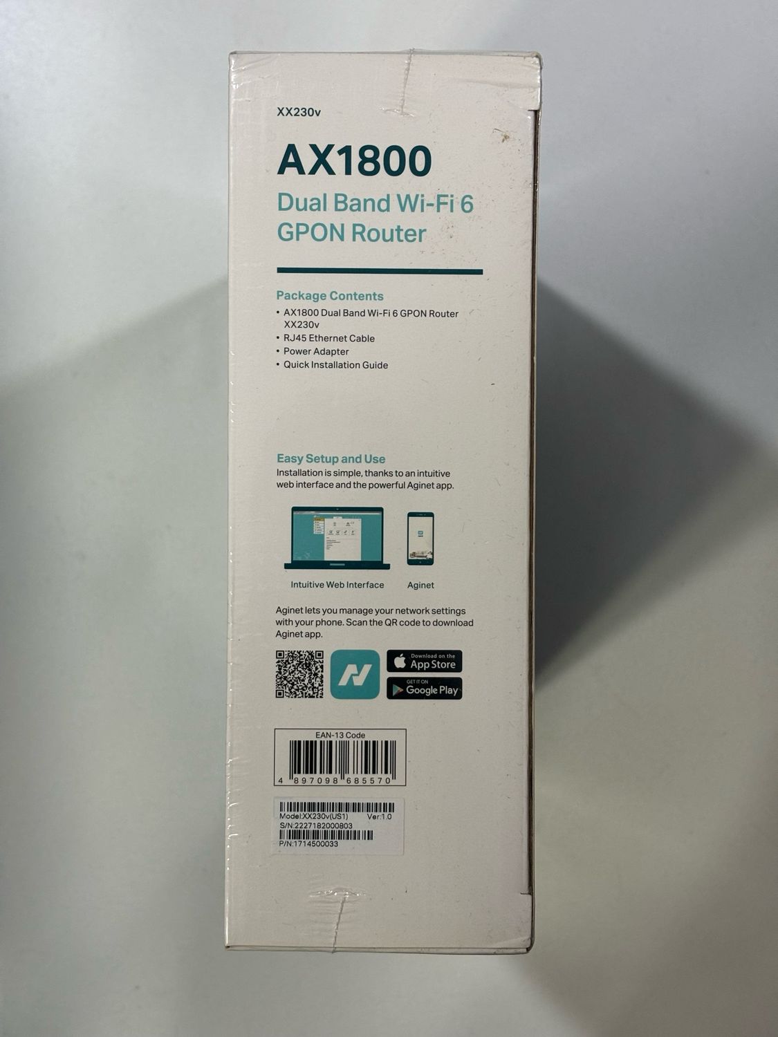 TP Link XX230v AX1800 Wireless VoIP GPON Router TP Link XX230v AX1800 Wireless VoIP GPON Router