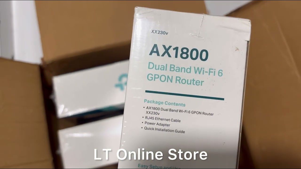 TP Link XX230v AX1800 Wireless VoIP GPON Router TP Link XX230v AX1800 Wireless VoIP GPON Router