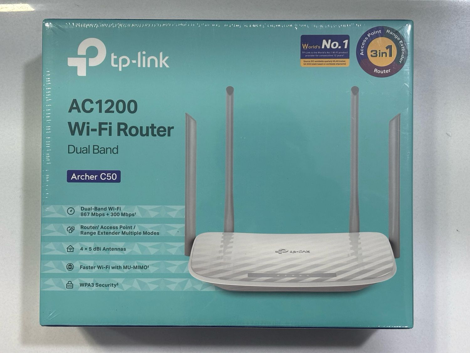 TP Link Archer C50 AC1200 Wireless Router