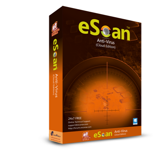 1 User, 1 Year, eScan Anti-Virus Security (Version 14.x)
