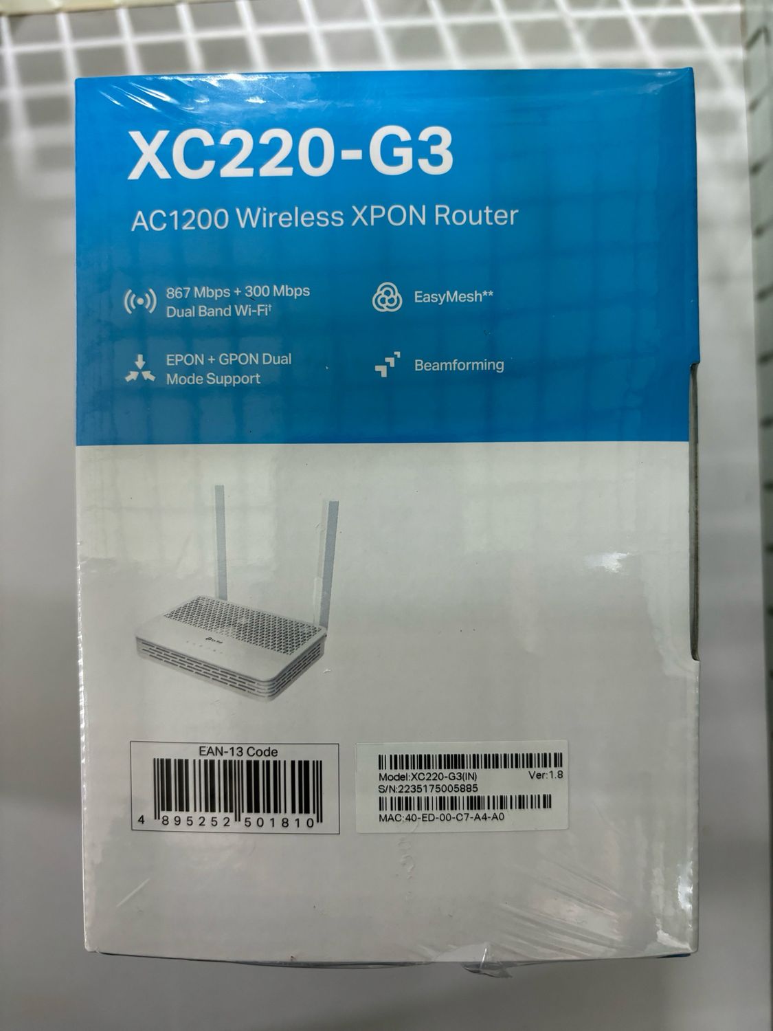 TP Link XC220-G3 AC1200 Wireless XPON Router (2 Port)