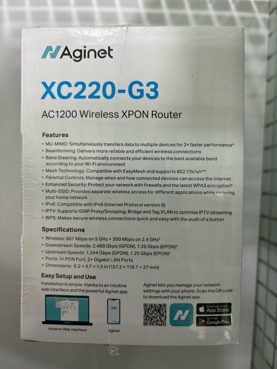 TP Link XC220-G3 AC1200 Wireless XPON Router (2 Port)