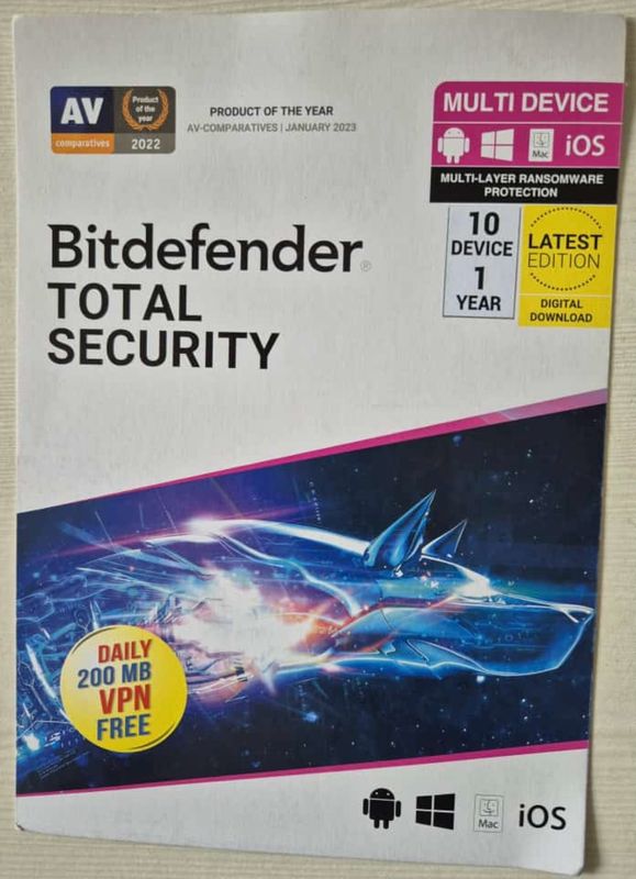 10 User, 1 Year, Bitdefender Total Security, Multi Devices