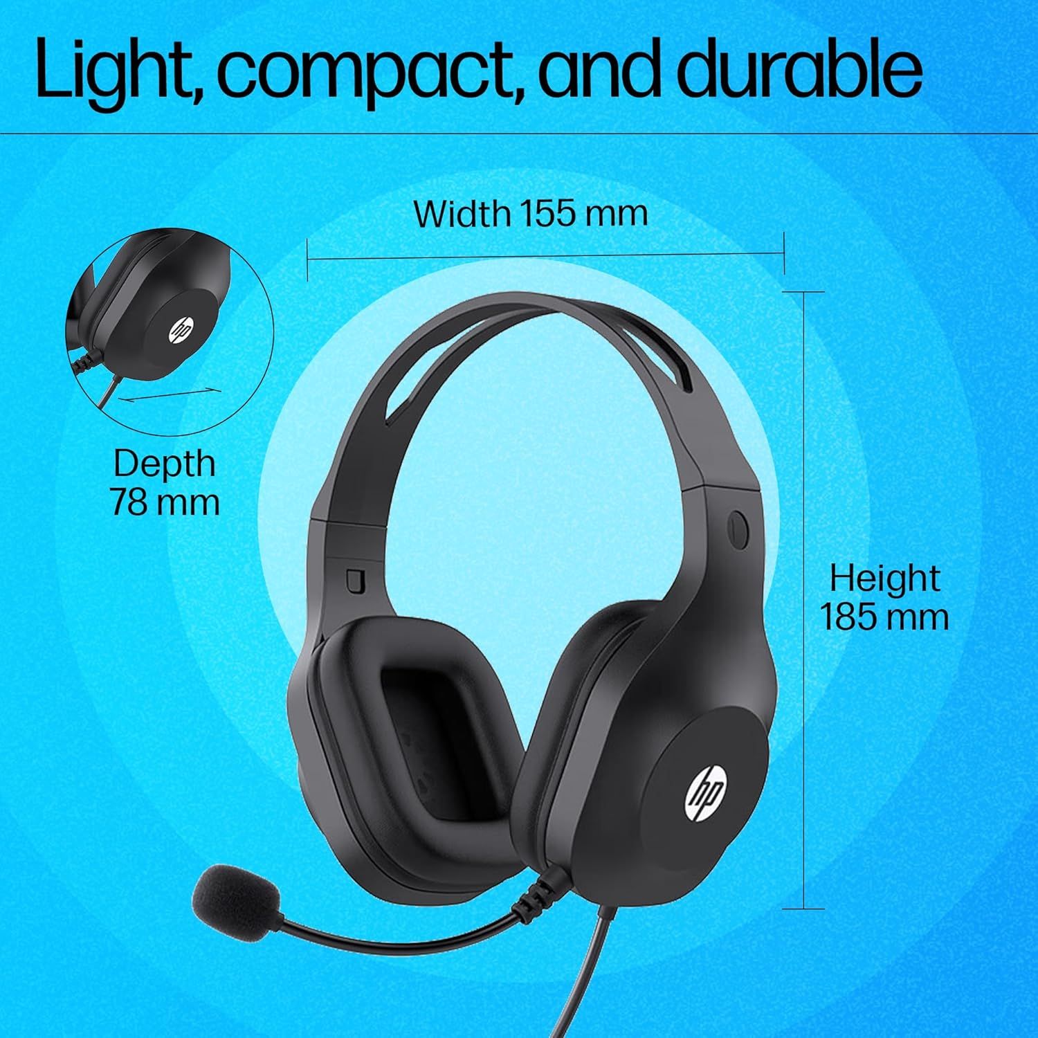 HP H120 Stereo USB Headset (9Z4V9AA)