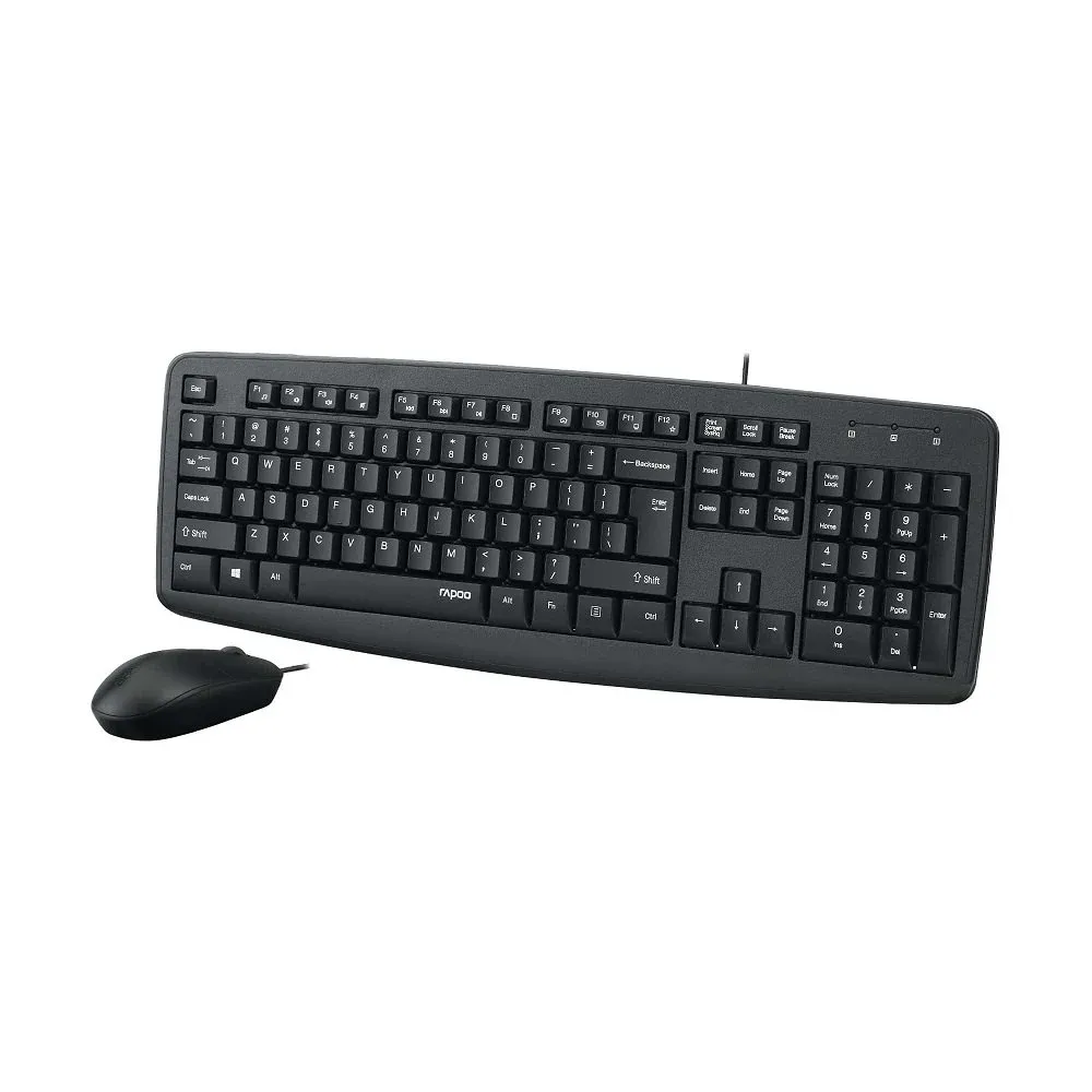 Rapoo NX1600 Wired Optical Mouse & Keyboard Combo