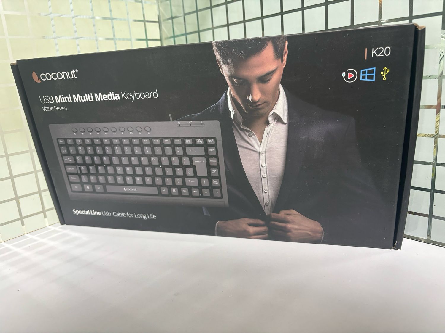 Coconut K20 Small Wired Multimedia Keyboard Coconut K20 Small Wired Multimedia Keyboard