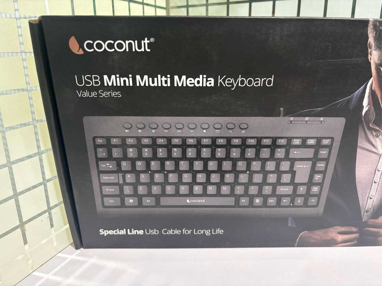 Coconut K20 Small Wired Multimedia Keyboard Coconut K20 Small Wired Multimedia Keyboard