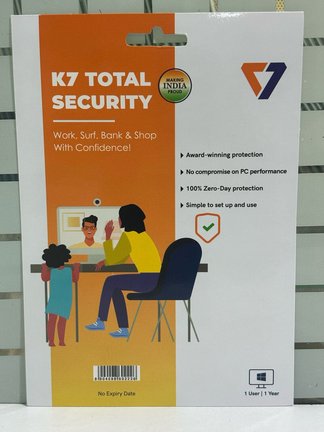New, 1 User, 1 Year, K7 Total Security New, 1 User, 1 Year, K7 Total Security
