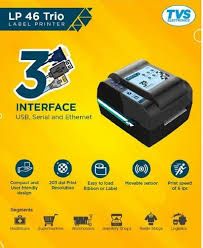 TVS LP 46 Trio Desktop Thermal Label Printer
