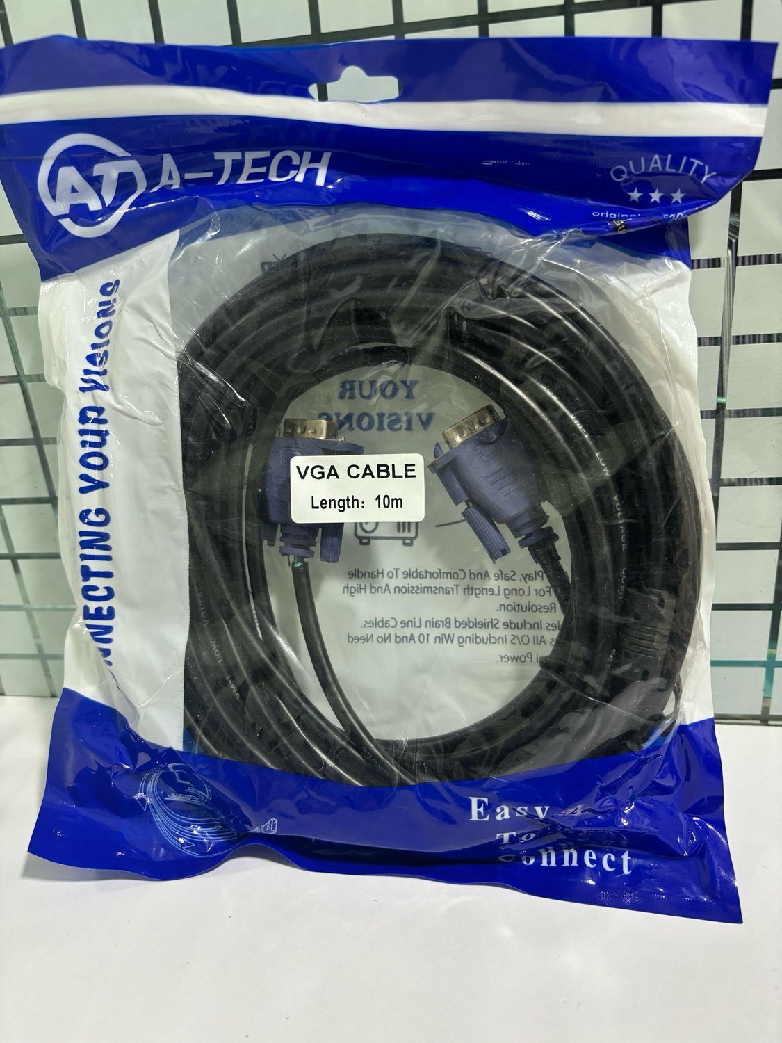 10mtr VGA male to male Cable, Black 10mtr VGA male to male Cable, Black