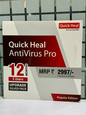 Renewal, 5 User, 1 Year, Quick Heal Antivirus Pro